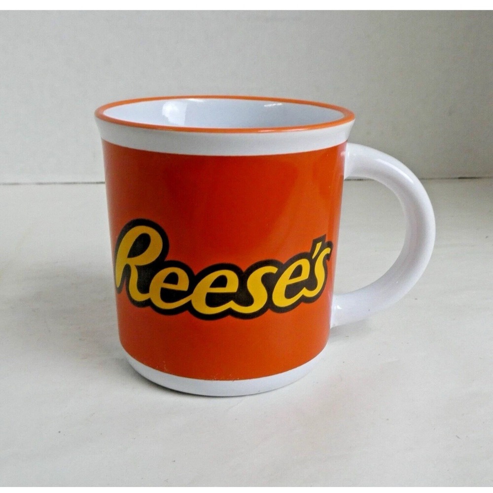 Mint Condition Orange and White REESE'S‎ Peanut Butter Cups MUG